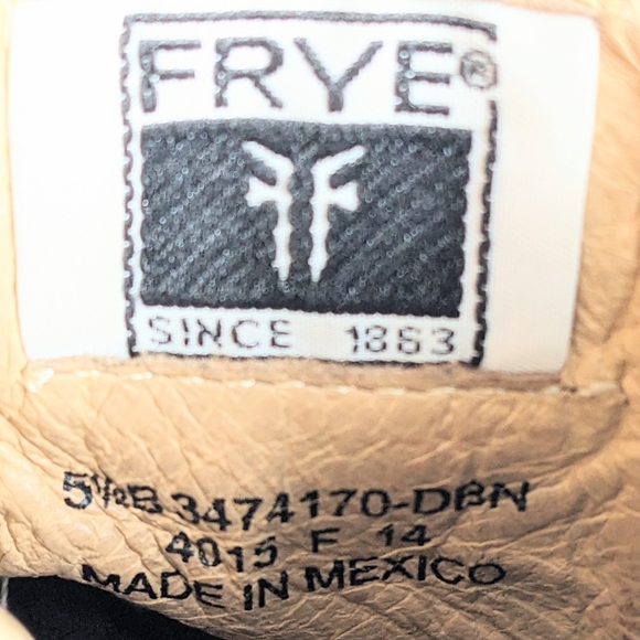 Frye Janice western brown leather ankle boot 5.5 - Picture 5 of 11